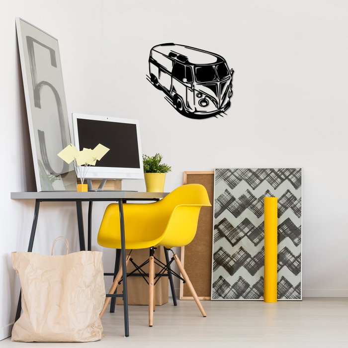 Wallity Accesorio Decorativo de Metal para Pared Negro 60 x 70 cm Wallity Accesorio Decorativo de Metal para Pared Negro 60 x 70 cm
